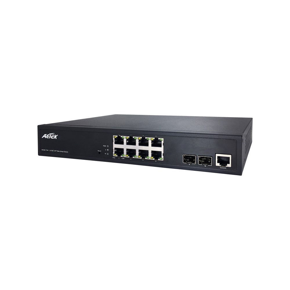 Aetek C60 Indoor Managed PoE Switches - 8/16/24 Ports