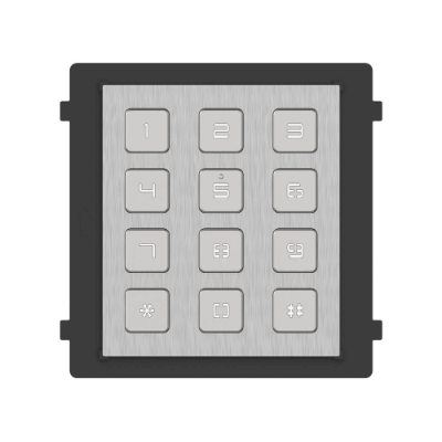 Hikvision GEN2 IP Intercom Keypad Module,12VDC,Stainless Steel [DS-KD ...