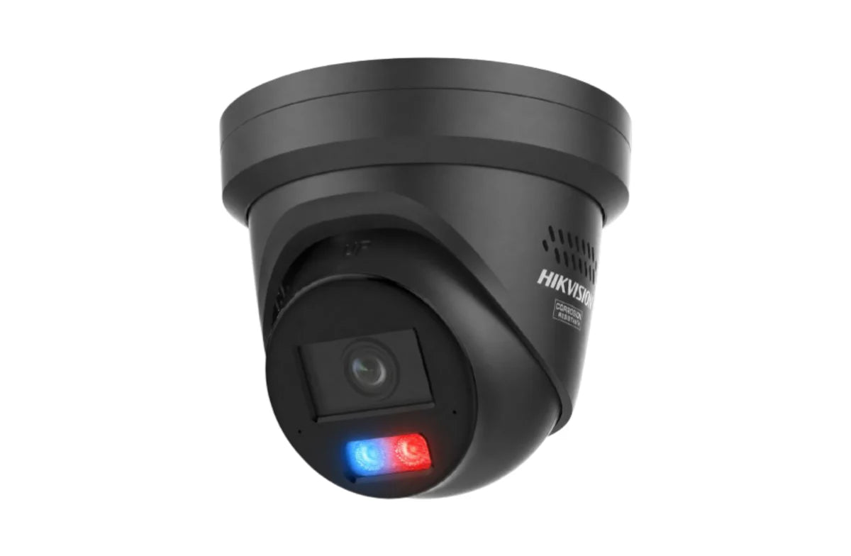 Hikvision 8MP Smart Hybrid Light, ColorVu 3.0, LiveGuard, Red/Blue Strobe, Turret Camera [DS-2CD2387G3-LIS2UY/SRB]