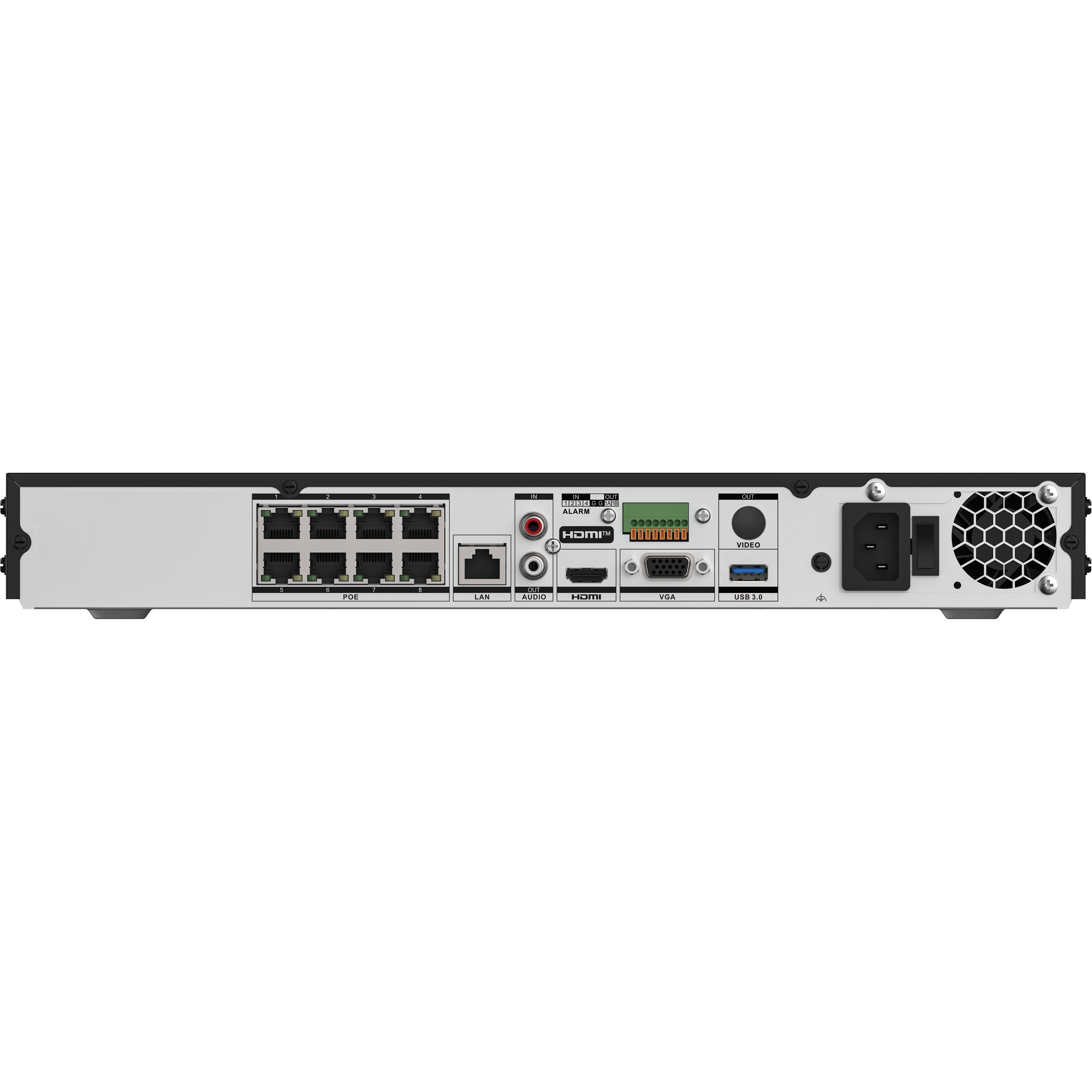 Hikvision 8 Channel VPro-Series AcuSeek/AcuSearch Network Video Recorder (NVR) [DS-7608NXI-I2/8P/VPro]