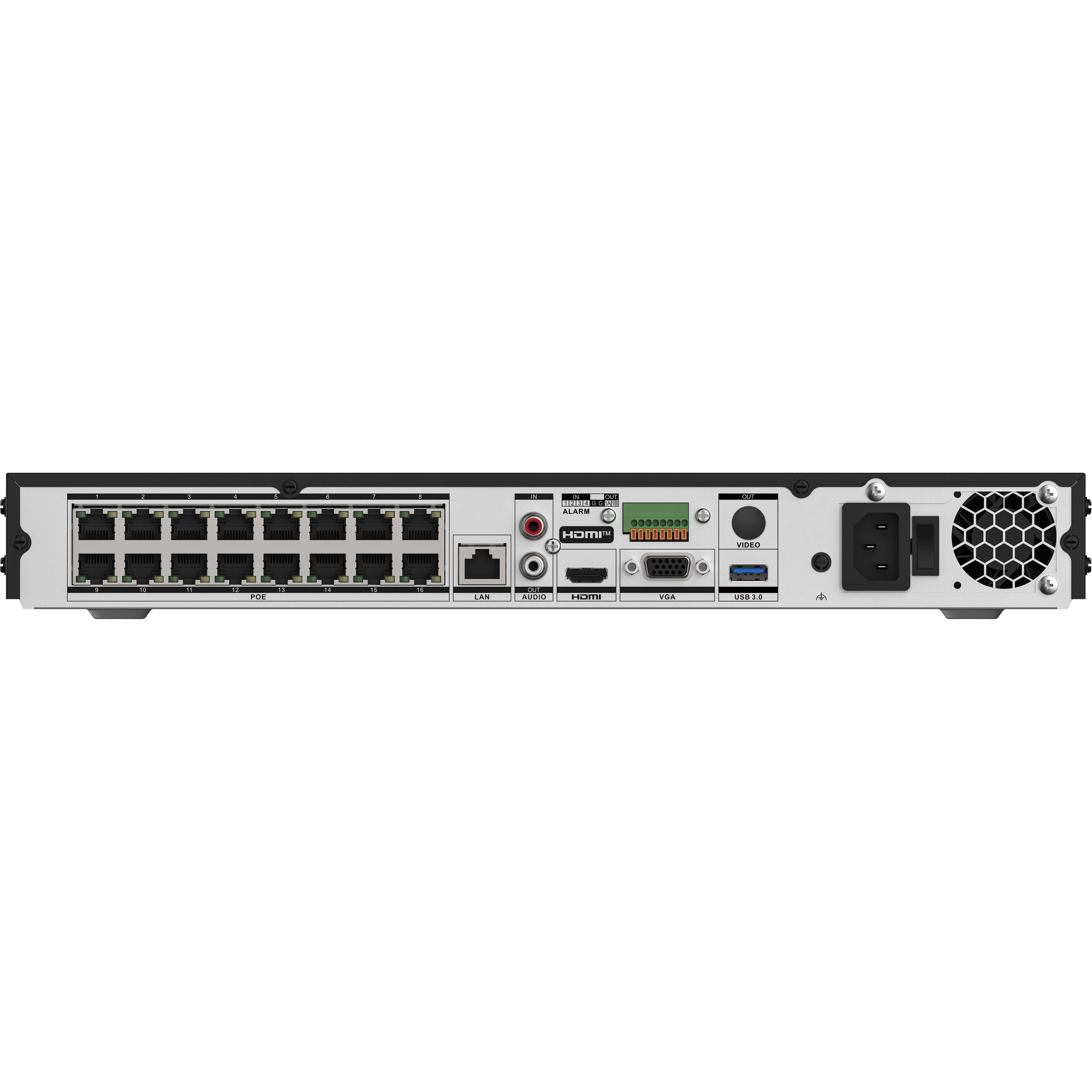Hikvision 16 Channel VPro-Series AcuSeek/AcuSearch Network Video Recorder (NVR) [DS-7616NXI-I2/16P/VPro]